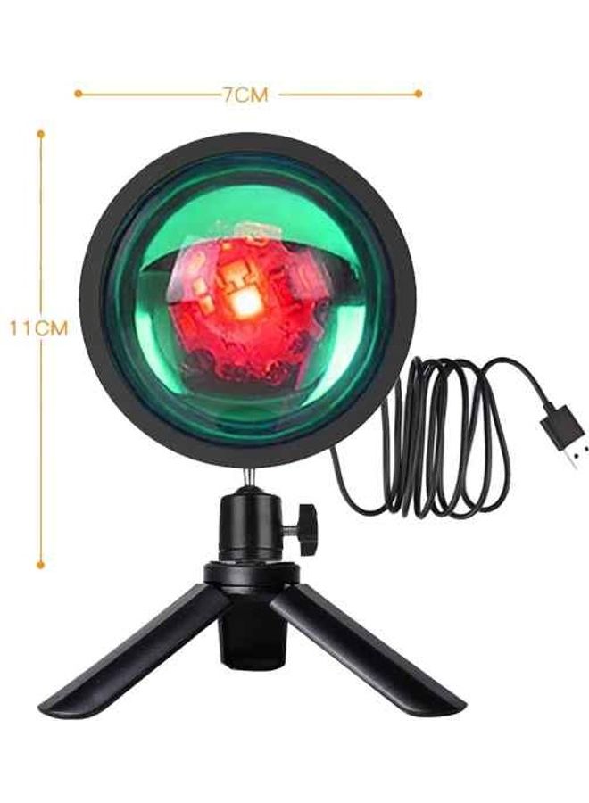 LED Sunset Projector Lamp Black