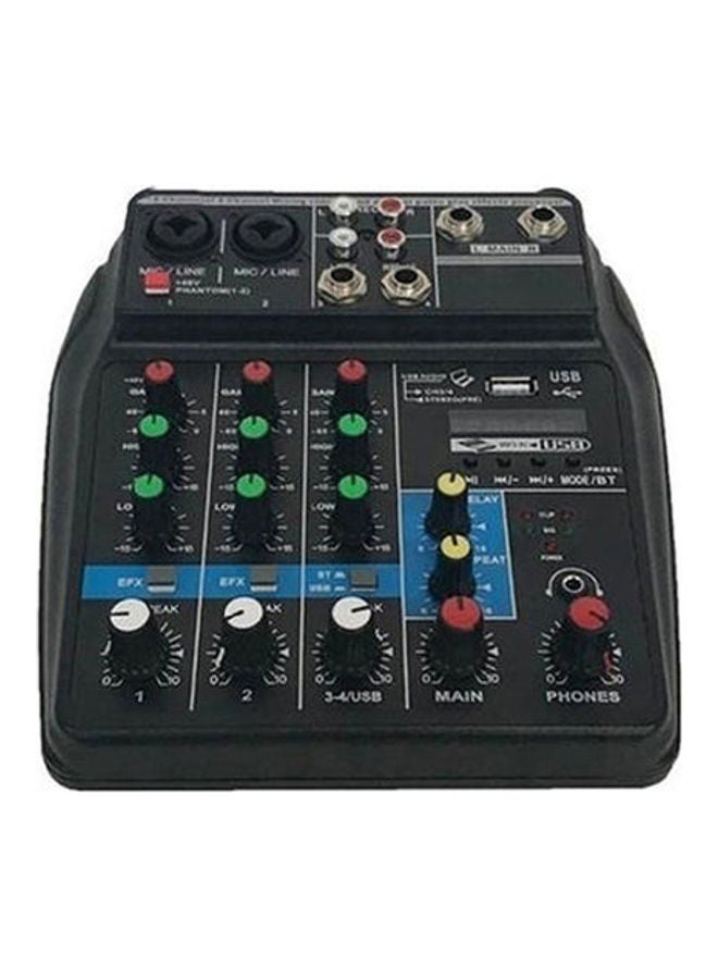 إيزي سو مازج مؤثرات صوتية مزود بأربع قنوات Aux مع منفذ USB EZZYSO Audio لون أسود - Image 1