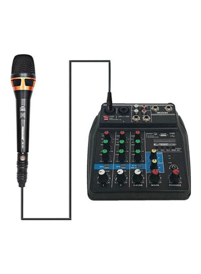 إيزي سو مازج مؤثرات صوتية مزود بأربع قنوات Aux مع منفذ USB EZZYSO Audio لون أسود - Image 4