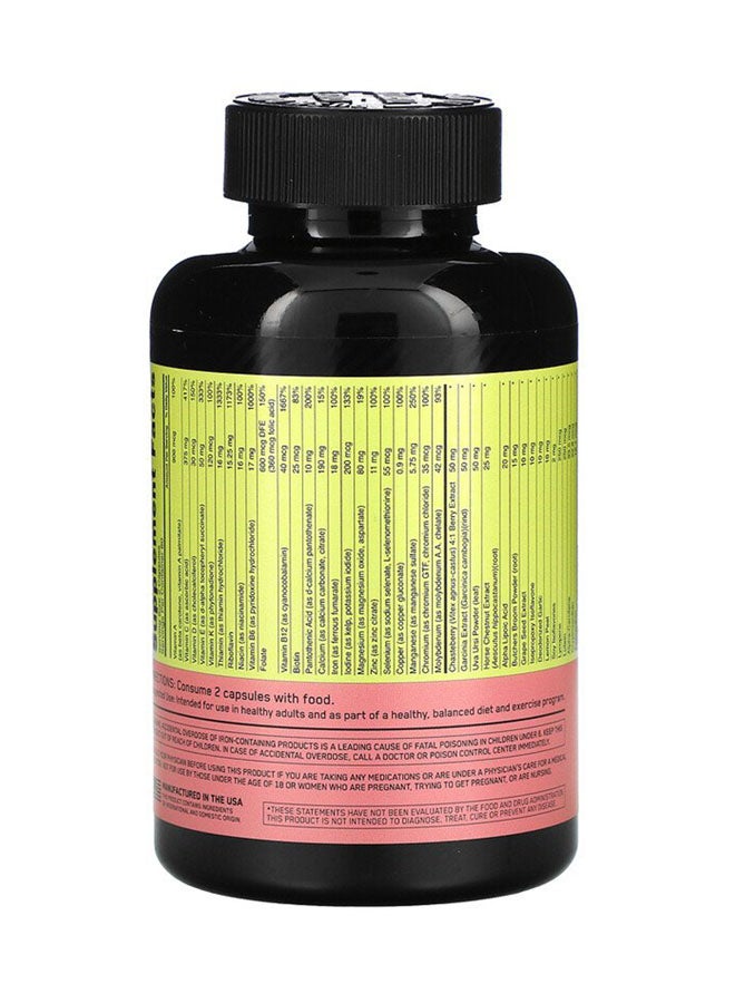 Optimum Nutrition - On High Protency Opti-Women Dietary Supplement - 120 Capsules - Image 1