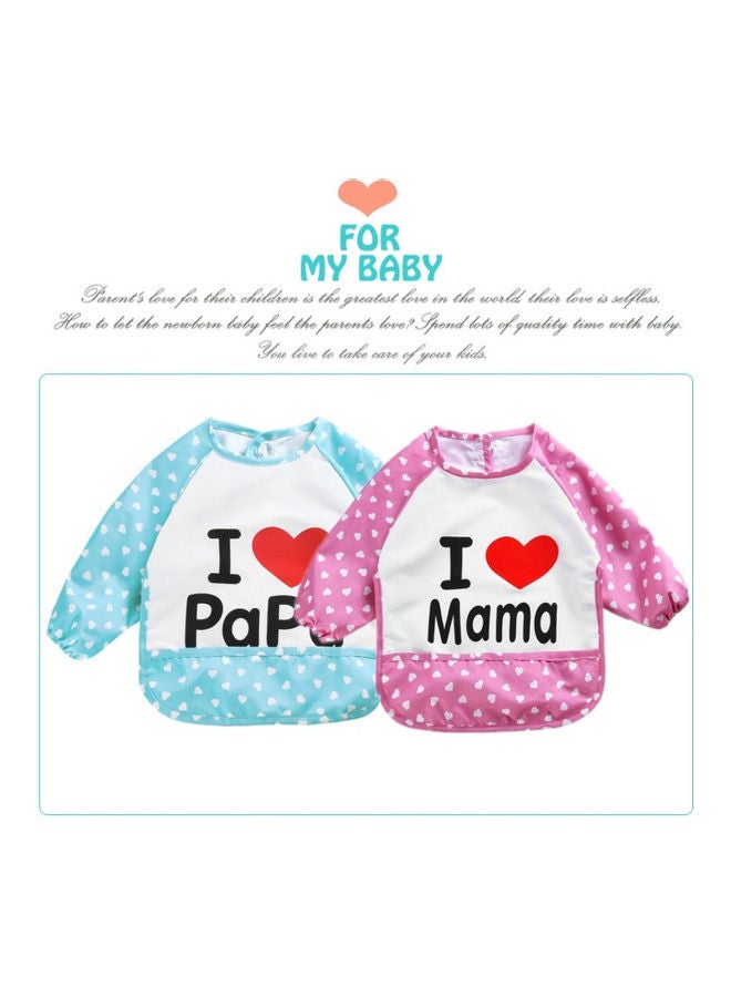 ZENHOME 2-Piece Waterproof Full Sleeved Baby Bibs - Image 2