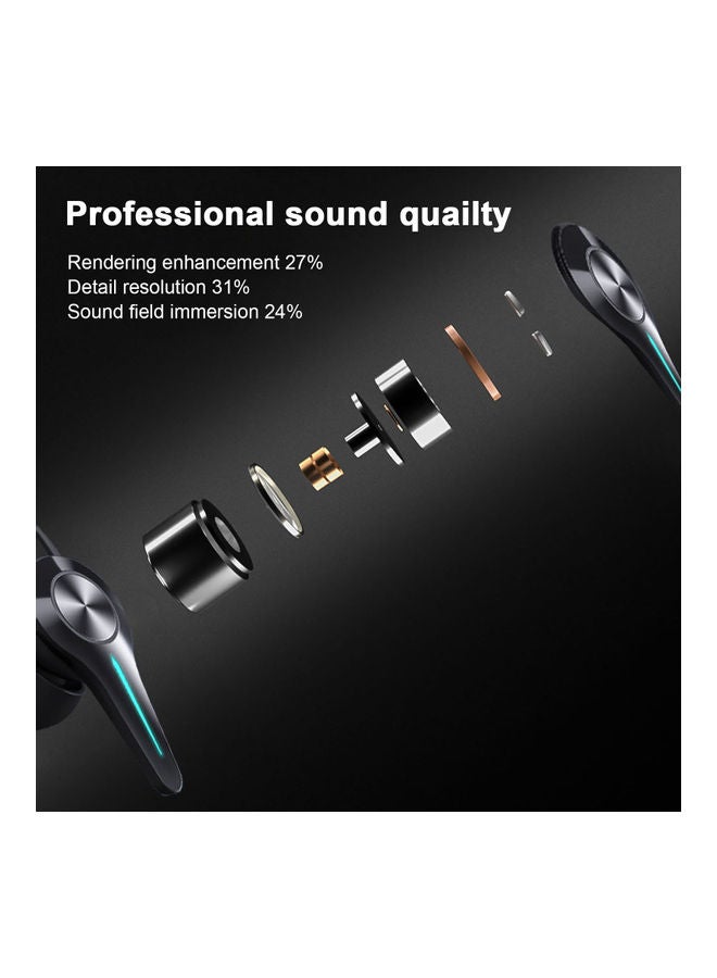 Generic - TWS Bluetooth Earphones Black - Image 1