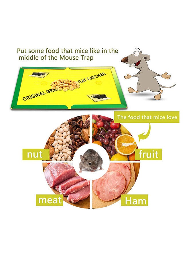 طقم المصائد اللاصقة للفئران في الحديقة من 12 قطعة متعدد الألوان - Image 4