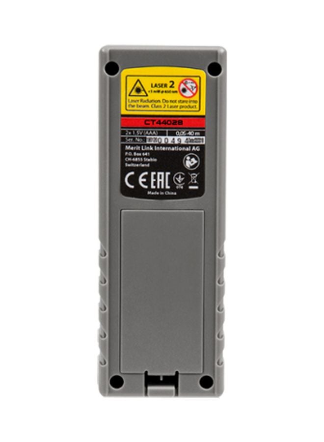 Crown CT44028 Laser Distance Meter Grey 89grams Grey 89grams - Image 4