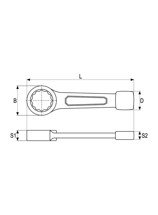Yato Ring Impact Wrench 24mm YT-1601 Grey  - Image 3