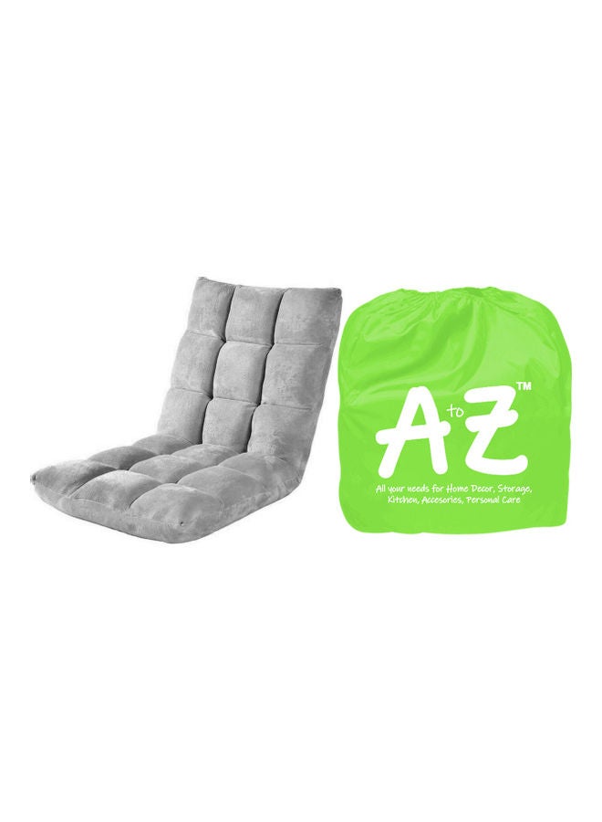 A TO Z Floor Chair Foldable Lounger Grey  - Image 4