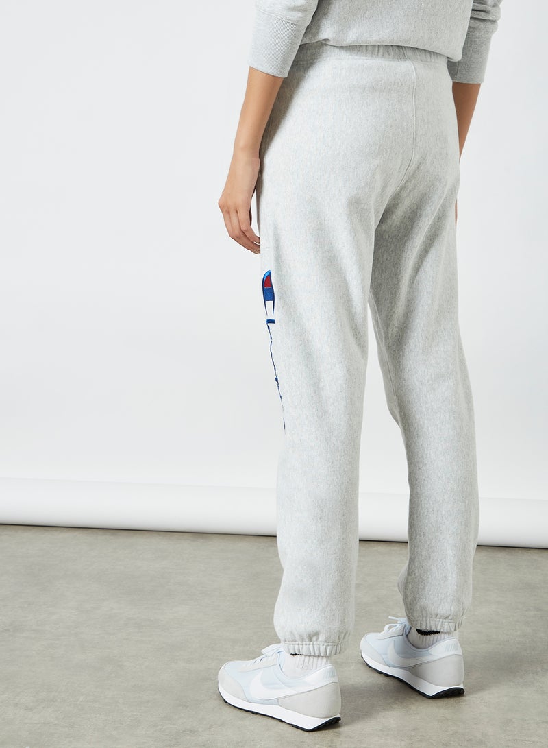 Champion - Script Logo Reverse Weave Joggers Grey - Image 1