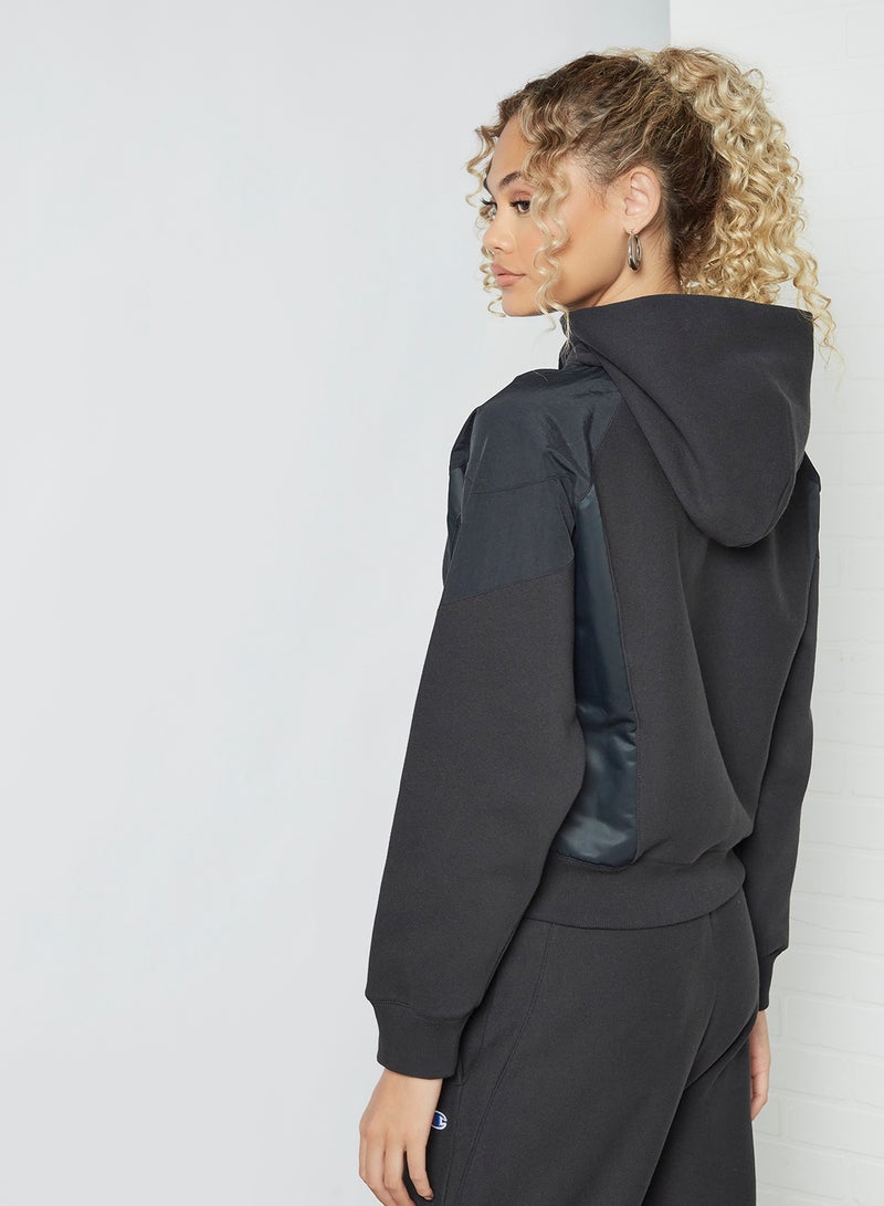 Champion - Reverse Weave Mix Hoodie Black - Image 1