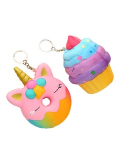 Ice Cream and Unicorn Donut Shaped Squishy Toy