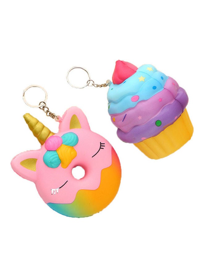 MissTiara - Ice Cream and Unicorn Donut Shaped Squishy Toy - Image 1