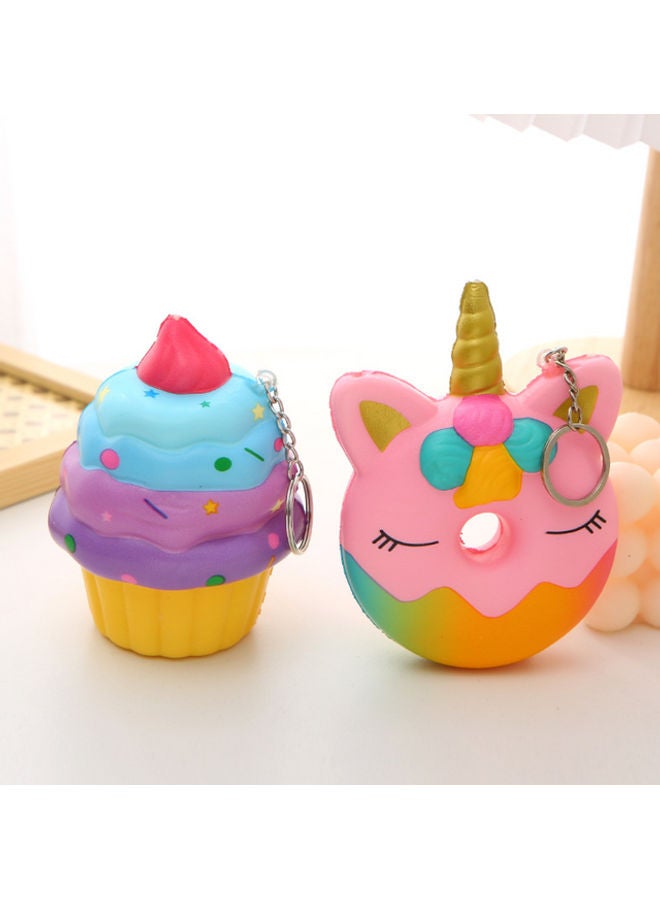 MissTiara - Ice Cream and Unicorn Donut Shaped Squishy Toy - Image 1