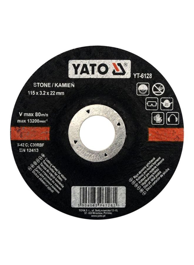 Stone Cutting Disc Black/Silver