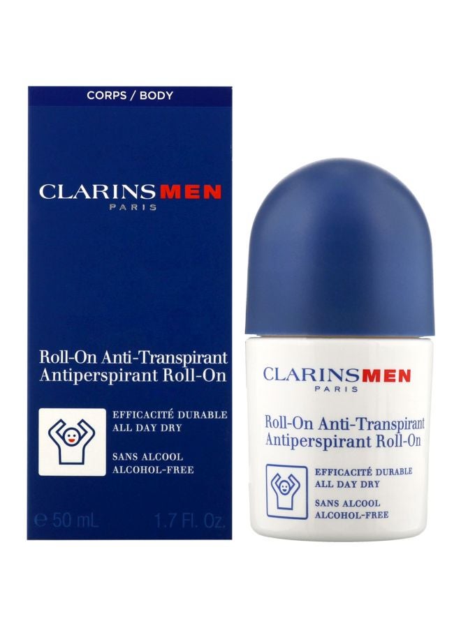 CLARINS Men Antiperspirant Deo Roll On 50ml - Image 2