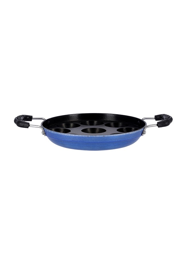 Royalford 9 Pits Nonstick Panniyarakkal Made In India Multicolor Die Cast Aluminium Body 31X20X4Cm Multicolor 20cm  - Image 2