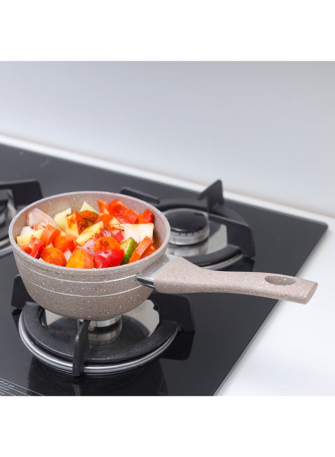 Royalford - Granite Coated Smart Saucepan Brown 16cm - Image 1