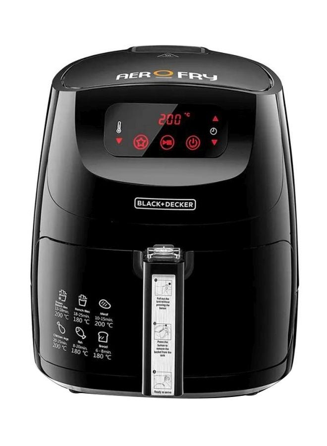 بلاك اند ديكر مقلاة هوائية سعة 1.2 كجم 5 L 1500 W AF600 أسود - Image 1