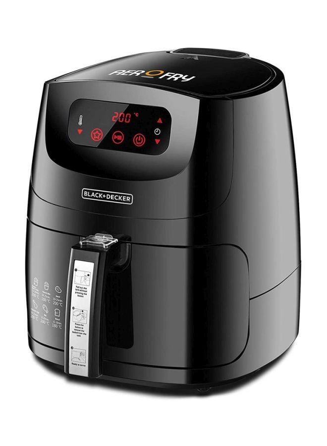 بلاك اند ديكر مقلاة هوائية سعة 1.2 كجم 5 L 1500 W AF600 أسود - Image 2