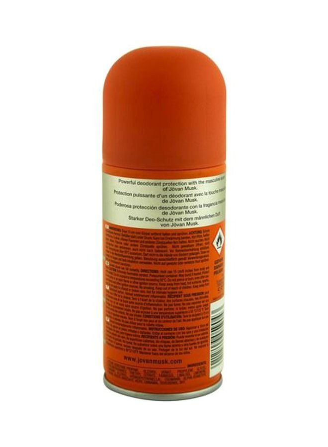 JOVAN Musk Deodorant Orange/Gold 150ml - Image 2