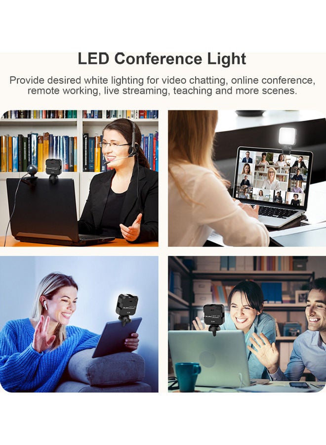 VIJIM LED Video Conference Light Black/White  - Image 4