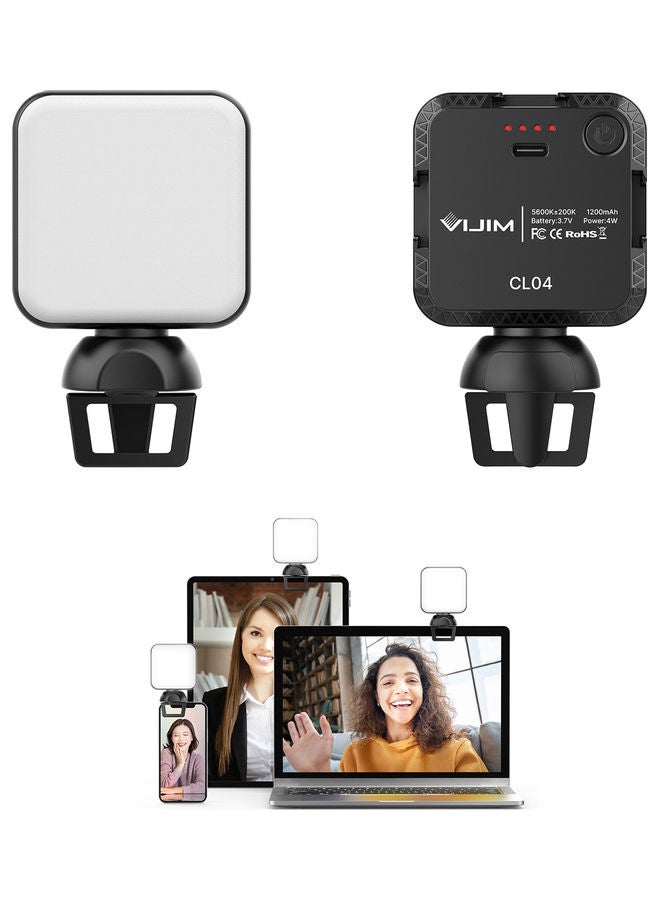 VIJIM LED Video Conference Light Black/White  - Image 3