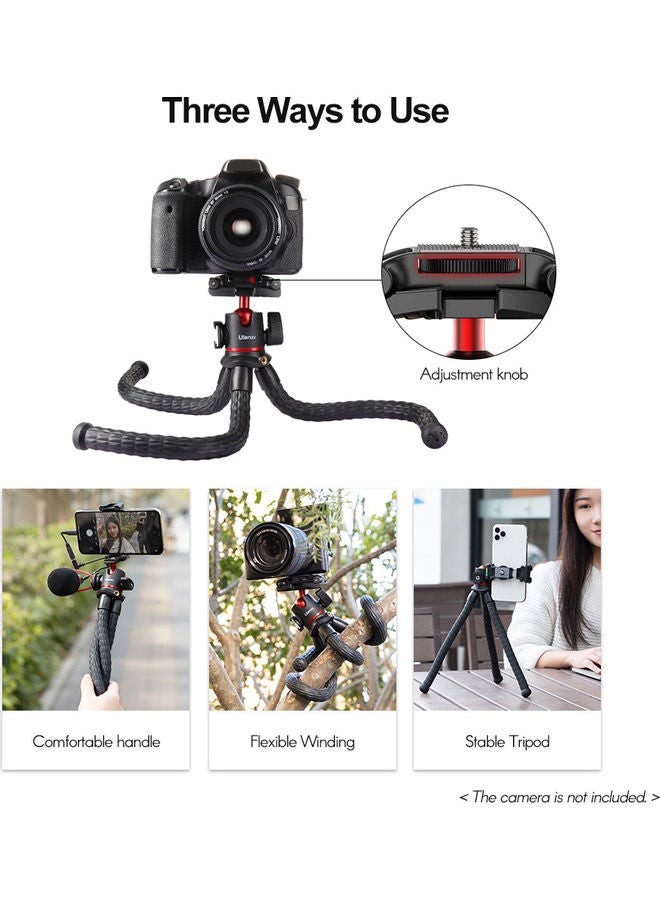 Multifunctional Flexible Mini Octopus Tripod Black - v1622630574/N47940287A_5