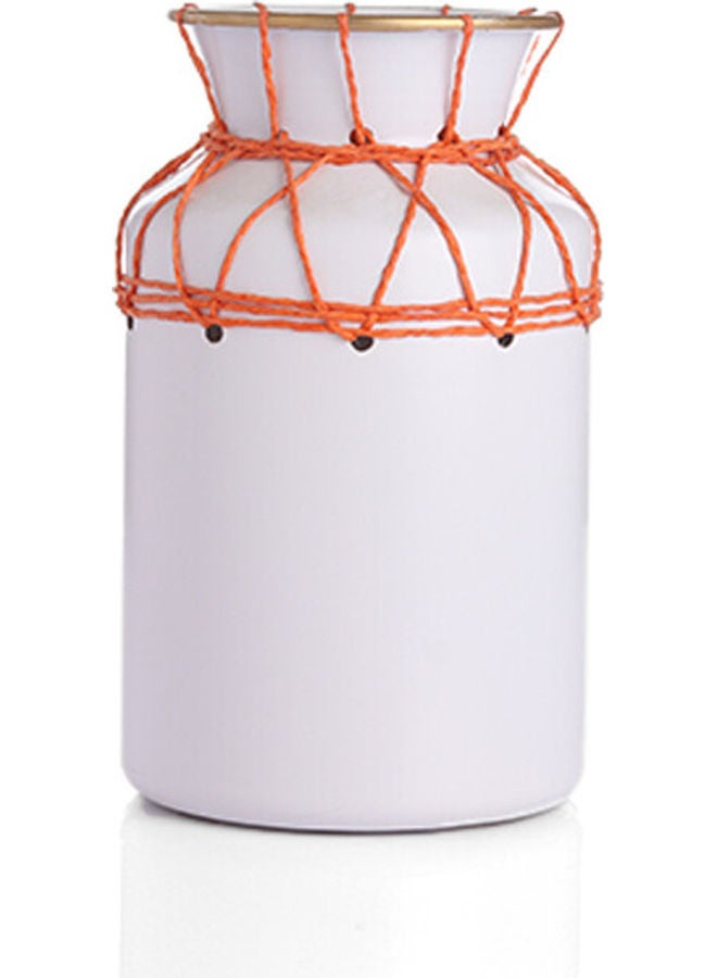 زهر مزهرية دائرية جذابة متعدد الألوان 20x10سم