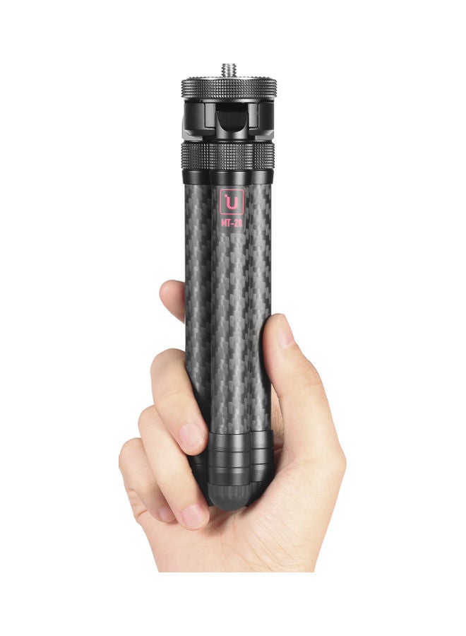 Extendable Carbon Fiber Table Tripod Black
