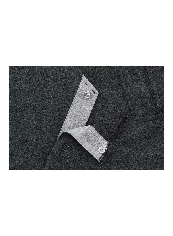 frida mom - Delivery & Nursing Gown Grey - Image 1