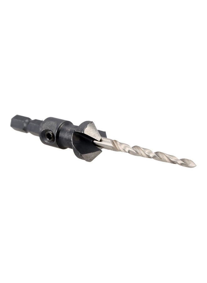 Generic 4-Piece Professional Countersink Drill Bit Set Black/Silver  - Image 4