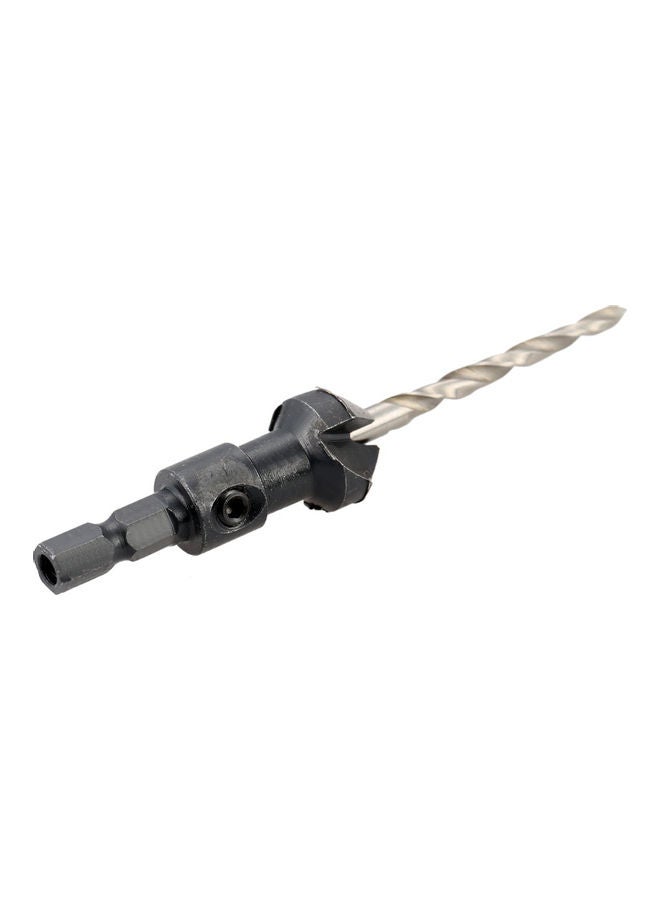 Generic 4-Piece Professional Countersink Drill Bit Set Black/Silver  - Image 5