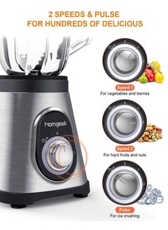 Blender And Smoothie Maker 1.5 L 700 W H32410AE-KM Silver/Black/Clear - v1622632038/N46881860A_3