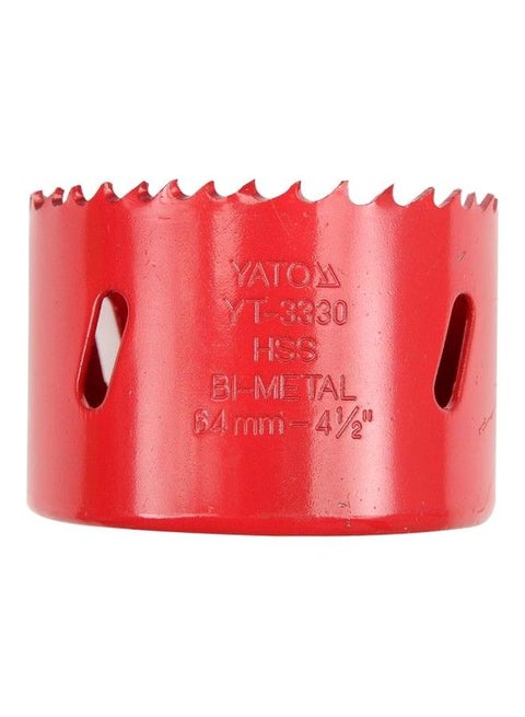 Bi-Metal Hole Saw 67mm YT-3332 Red