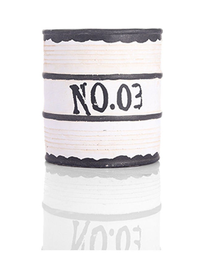 زهر ["u0639u0637u0631 u0625u0643u0633u062au0631u064au0645 u0646u0648u064au0631"] أبيض/ أسود 14x16x16سم