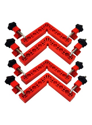 4-Piece Woodworking Positioning Square Red - v1622634540/N47940469A_1