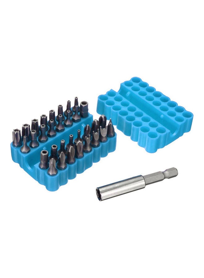 Generic - 33-Piece Torx Hex Star Bit Set Blue - Image 1