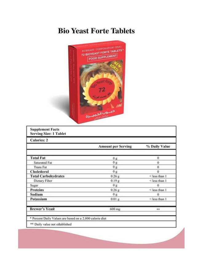 ECKHART Bioyeast Forte Food Supplement  - Image 4