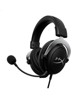 CloudX Wired Noise Cancelling Gaming Headset with Detachable Microphone Black