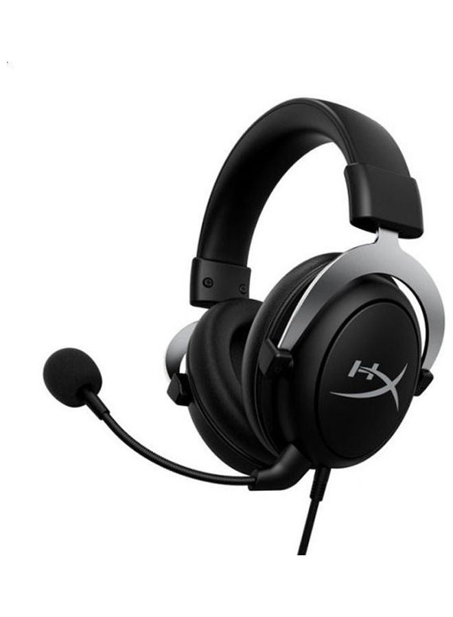 HYPERX - CloudX Wired Noise Cancelling Gaming Headset with Detachable Microphone Black - Image 1