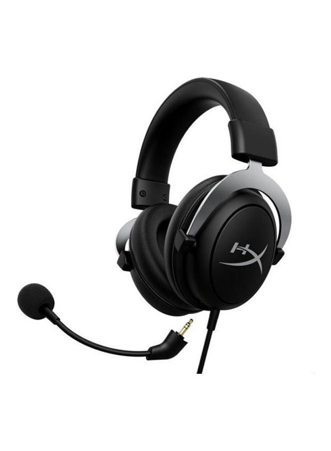 HYPERX - CloudX Wired Noise Cancelling Gaming Headset with Detachable Microphone Black - Image 1