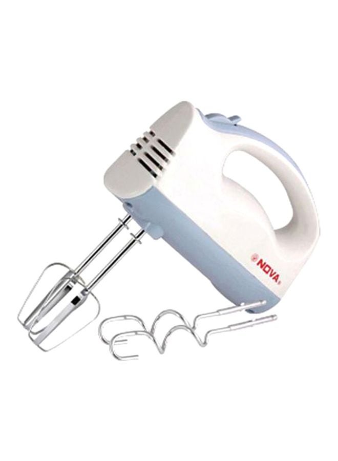 NOVA Electric Hand Mixer 250W 250.0 W NM62M White/Blue/Silver  - Image 1