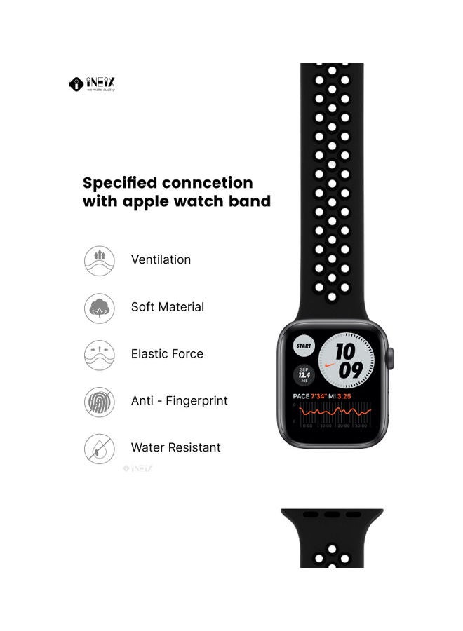 INEIX Replacement Strap Band for Apple Watch 42/44 mm Black - Image 5