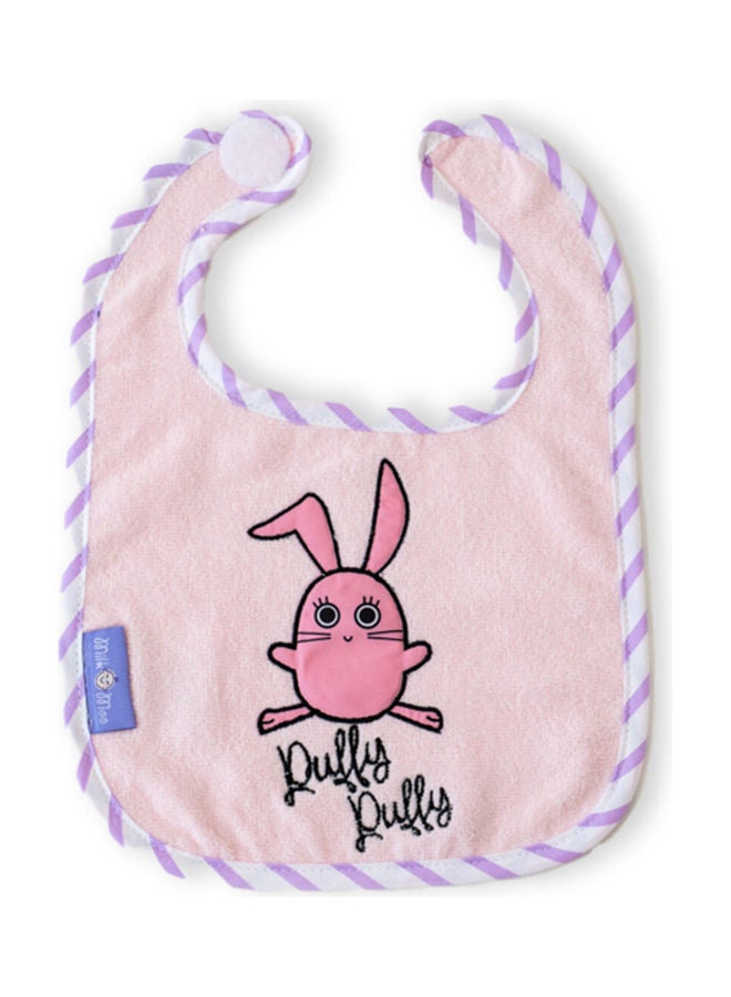 Milk & Moo 2-Piece Chancin Rabbit And Cacha Frog Baby Muslin Bibs  - Image 3