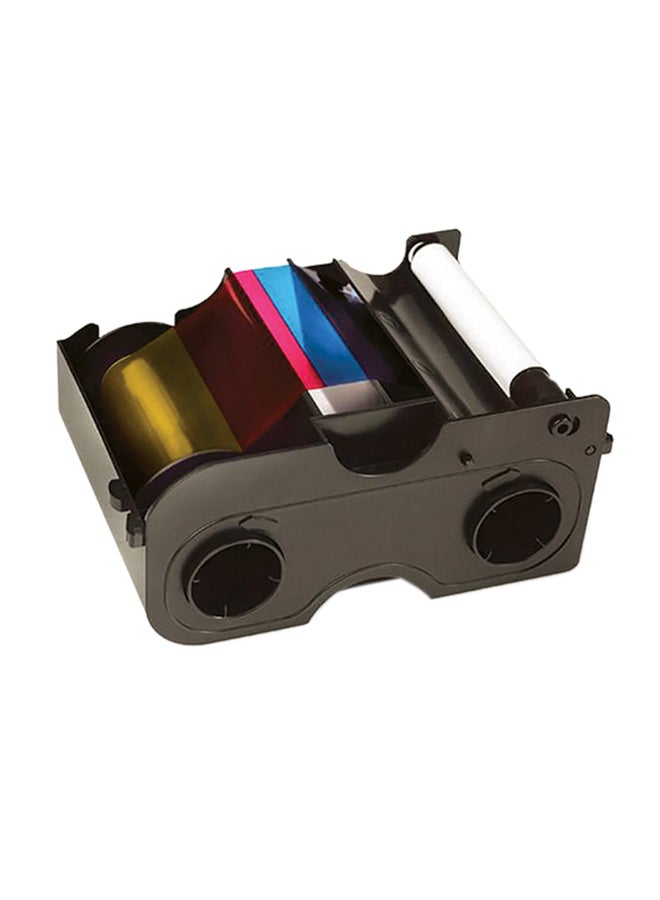 Fargo - 45000 Ymcko Full Color Ribbon For Dtc1000 & Dtc1250E Id Card Printers Multicolour - Image 1
