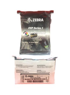 ZEBRA 800011-140 100 Prints Color Ribbon For Zxp Series 1 Ymcko Multicolour  - Image 3