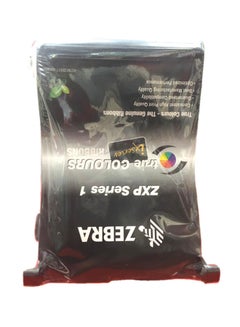 ZEBRA 800011-140 100 Prints Color Ribbon For Zxp Series 1 Ymcko Multicolour  - Image 2