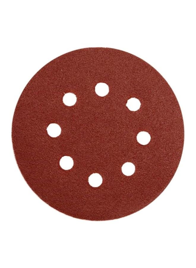 Yato Velcro Abrasive Disc With Holes C Backing Maroon