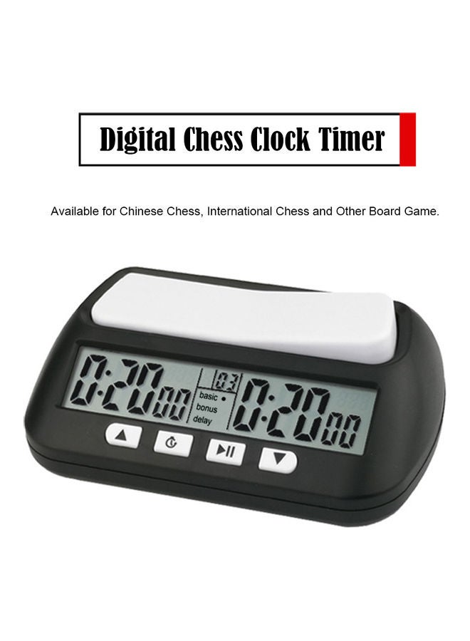 Generic - 3-in-1 Multipurpose Portable Professional Chess Clock 15.00x5.00x10.00cm - Image 1
