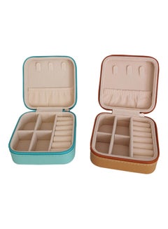 2-Piece Portable Travel Jewellery Organizer Set
