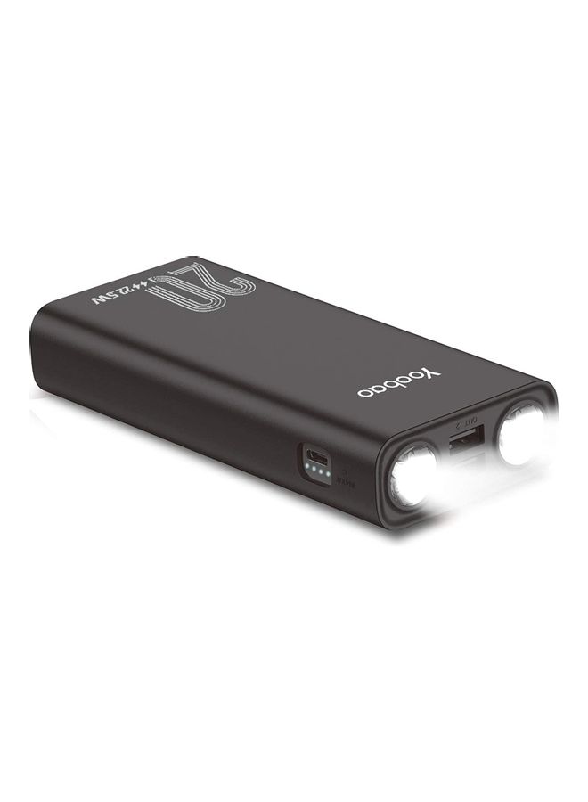 Yoobao 200000 mAh Powerlight 20000 Quick Charger Black - Image 1