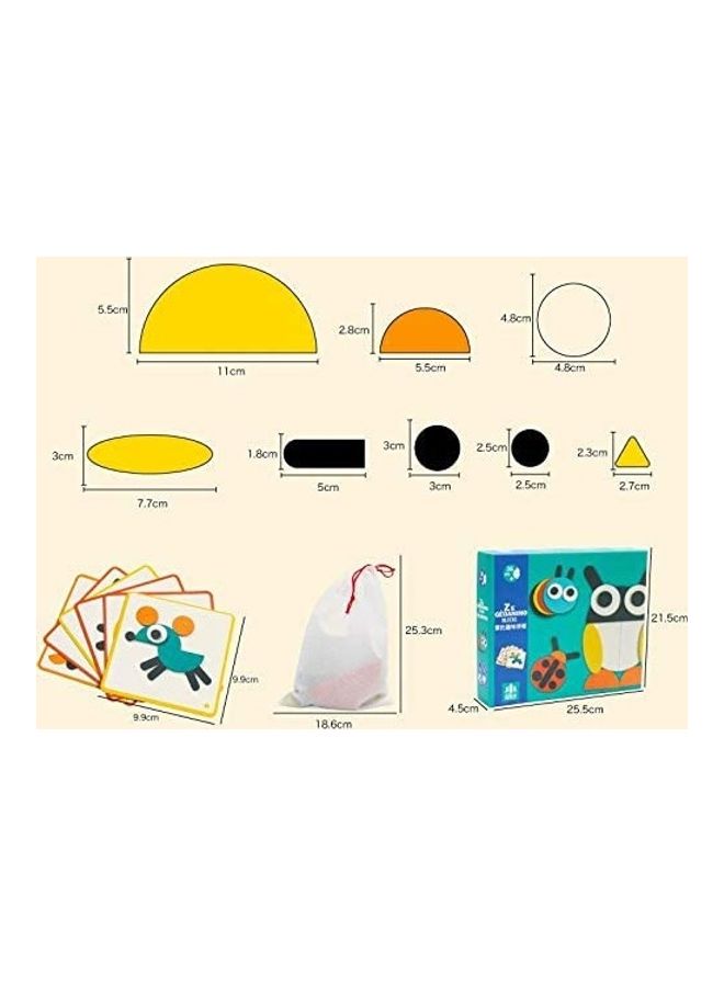 Generic - Educational Toy Wooden Jigsaw Puzzle 25.5x21.5x4.5cm - Image 1